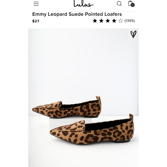 NEW Lulu's Emmy Camel OR Leopard Suede Loafers - Picture 9 of 14